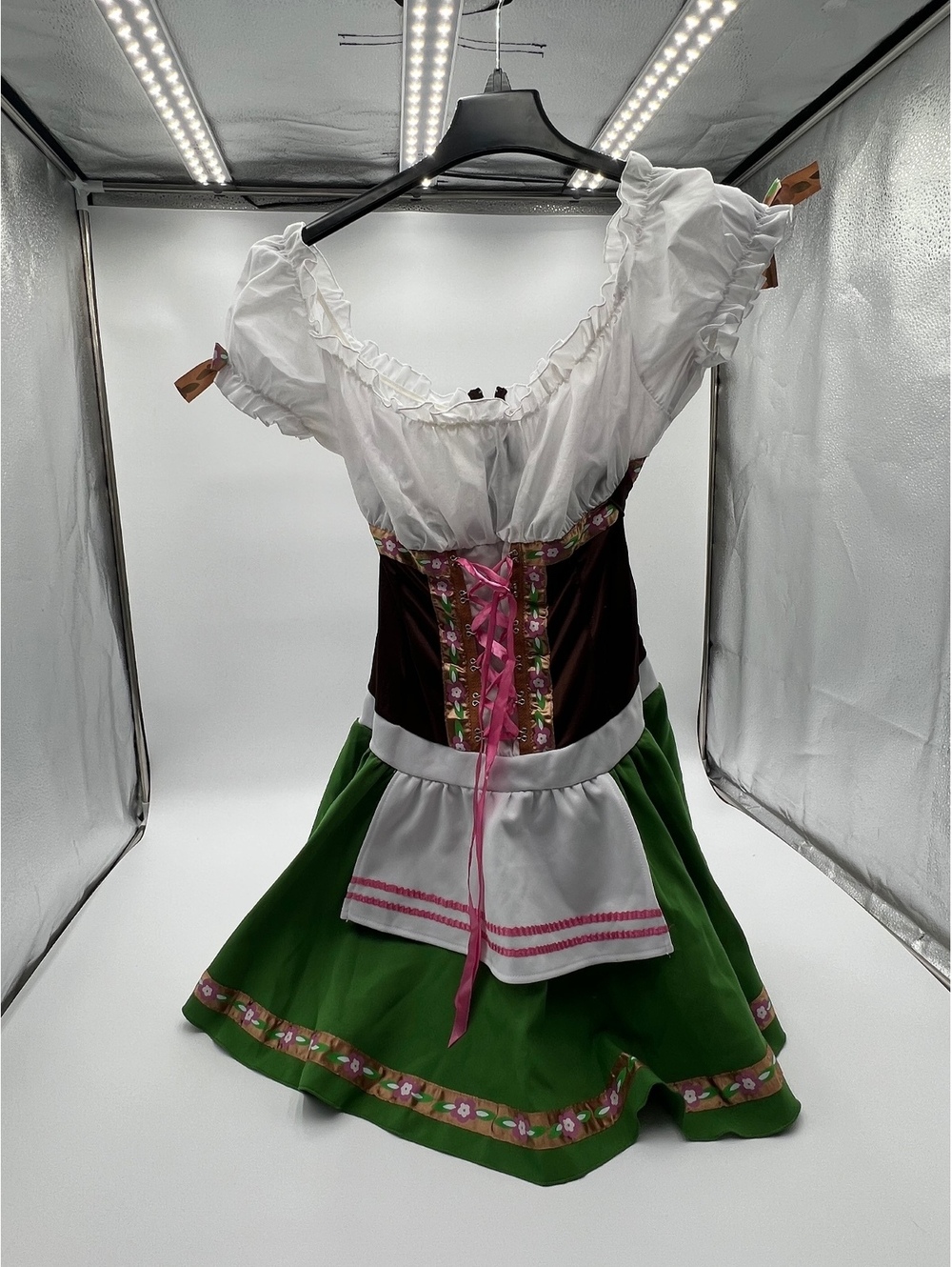 Leg Avenue Women’s Oktoberfest Bavarian Beer Maiden Costume XL 3 Piece